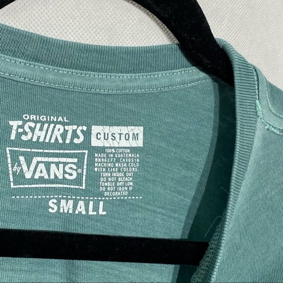 Vans California Original Custom T-shirt Teal Green - Picture 4 of 10